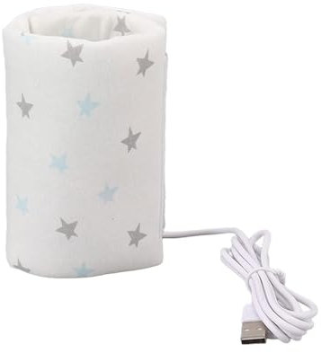 Custodia termica per bottiglie, scaldacollo, per biberon, scaldasalatte con USB, scaldasalatte | Borsa termica per borrette da viaggio, contenitore termico per latte per mamme che allattano, stella,