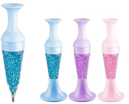 Tabanzhe Diamond Art Painting Pens-3PCS Diamond Picture Pens Vase Point Pen with Diamonds Storage Painting Tools Accessories for Diamonds Art Lovers