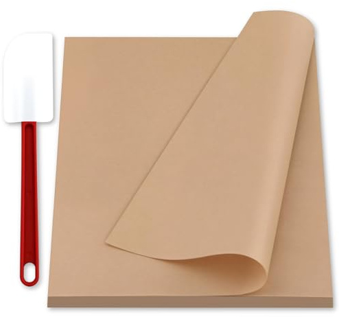 Papel pergamino, 200 unidades, papel de horno Baltt, antiadherente, pergamino, sin blanquear, para hornear, papel encerado para alimentos, mantequilla, queso