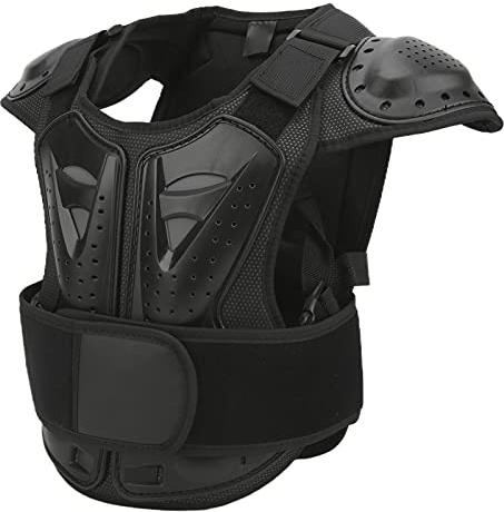 Cryfokt Chaleco de Armadura para Montar para Niños, Equipo de Protección Seguro, Cómodo para Montar en Motocicleta y Bicicleta, Material PE y EVA, 1 Unidad