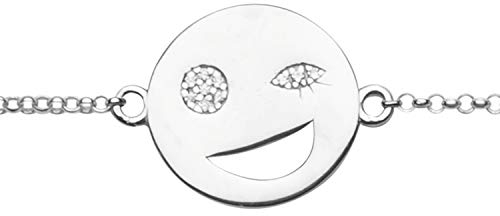 Nana Kay Damen-Armband Blinky Silver 19 cm Länge 925 Sterling Silber Silber Geschenk Für Frauen
