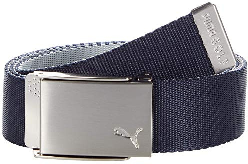 PUMA Reversible Web Belt Navy Blazer One Size