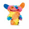Fuggler 22 cm großes Plüschtier mit Grinsen-Motiv, Regenbogenfell