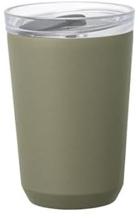 KINTO 20444 To Go Tumbler, 12.2 fl oz (360 ml), With Plug, Khaki