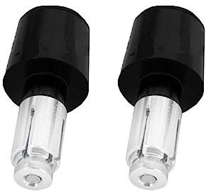 2 Pcs Motorcycle Grips Handlebar Ends 22mm Anti Vibration Aluminum Handle Bar Grips Motorcycle Bar End Plugs for Most Motorcycles