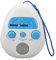 Radio de Douche, Radio de Salle de Bain étanche Portable AM ​​FM Bouton Rotatif Radio de Douche à Volume Réglable, Haut-Parleur intégré, pour la Maison en Plein Air