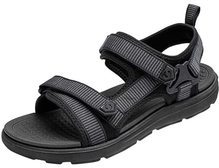 vejtmcc Sandales de randonnée pour homme - Sandales de plage et de sports aquatiques - Sandales de sport d’été - Sandales orthopédiques pour la randonnée, la plage, les sports aquatiques - Sandales d