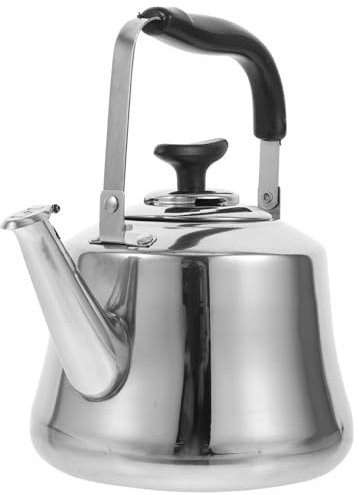 Gatuida Tetera Inoxidable con Silbato 1 Hervidor de Agua Hogar Gran Capacidad con Tapa para Estufas de Gas Inducción