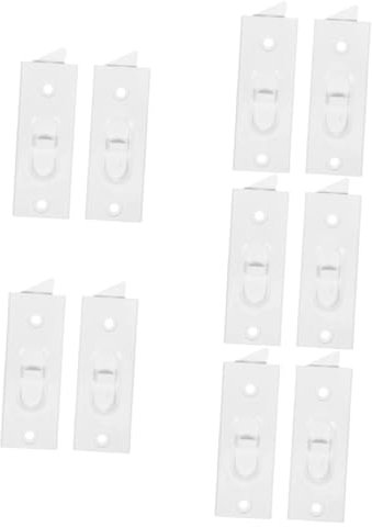 Lurrose 1 Pair Plastic Tilt Latch Window Replacement Parts Spring Loaded Window Locks for Smooth Up and Down Movement for Easy Installation