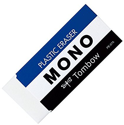 Tombow Mono L – Gomme à effacer, 10 unités, 38 g