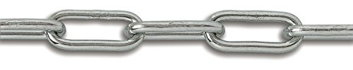 Chapuis BO4 Bobine de Chaîne soudée maille longue en Acier Zingué 225 kg Ø 6 mm x 25 m