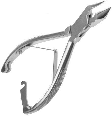 Tronchesino - Tronchese per Unghie - Mezza testa - La Cura Strumento per la Pedicure/piede - Acciaio Inox