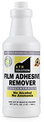 ADHESIVE REMOVER - Conentrated - 1 Quart - Removes adhesive from window tint/films, Paint protection films, Vinyl, Boat Graphics, Signs, Emblems, and Stickers
