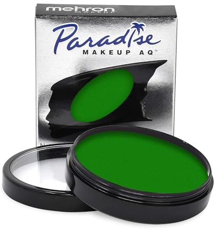 Mehron Makeup Paradise Makeup AQ Face & Body Paint (1.4 oz) (Amazon Green)