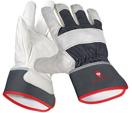 Engelbert Strauss Narbenleder-Handschuhe Platinum, GröÃŸe:11, Farbe:graphit