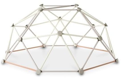 EXIT Toys Metal Climbing Dome - Kletterkuppel für Drinnen und Draußen - Für Kleinkinder und Kinder - Extra Stabile Konstruktion - Mit Bodenankern - Rostfrei - Klettern für Kinder - ø190cm - Pastell