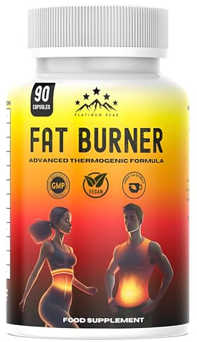 Fat Burner Weight Loss Pills – Metabolism Booster, Appetite Suppressants - Green Tea Extract Lean Slimming Diet Supplement for Men & Women - Premium Manufacture - 90 Capsules