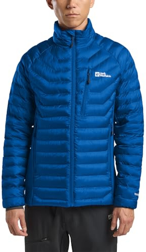 Jack Wolfskin Routeburn Pro Ins Jkt M Chaqueta, Azul Vibrante, Large Hombres