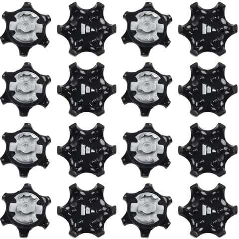 16 pcs Crampons de Chaussures de Golf, Pointes de Cricket, Pointes de Fil, Crampons pour Accessoires de Chaussures de Golf