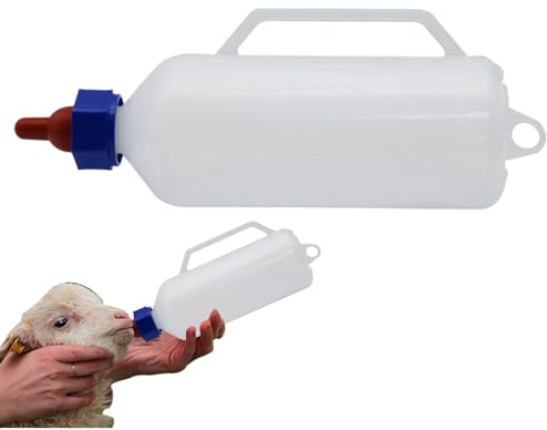 Acunny Bouteille d'agneau, bouteilles de chèvre pour nourrir les chèvres de bébé - 1 l - Nourriture pour le lait multifonction pour petits agneaux et porcelets