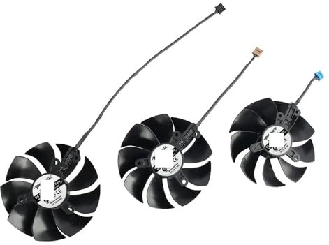 87MM PLD09220S12H 12V 0.55A 4Pin Graphics Card Fan For RTX 3070 3080 Ti 3090 FTW3 ULTRA GAMING GPU Cooler Computer cooling part(Fan - 3PCS)