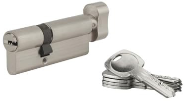 THIRARD - Cylindre à bouton 50 x 30 mm nickelé