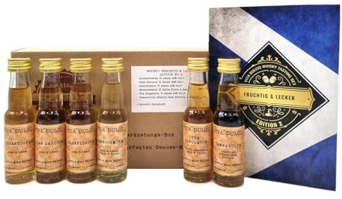 Whisky Tasting Set | Geschenkset | Probierset: Fruchtig & Lecker Edition No. 2 - Vita Dulcis - 6x0,02l