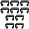 CASNO Rattan-Möbel-Clips für Gartenmöbel, Rattanmöbel, 10 Stück, für Gartenmöbel, Terrassenmöbel, Sofa-Clips, Rattan-Möbelklemmen, Rattan-Möbelklemmen, Weidengeflecht