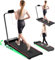 LIKESPORTING Klappbar Laufband mit Steigung, Klappbares Elektrisches Laufband, Laufband für Zuhause mit Neigung, 1400W Walking Machine mit LCD-Anzeige, Stoßdämpfung (schwarz)