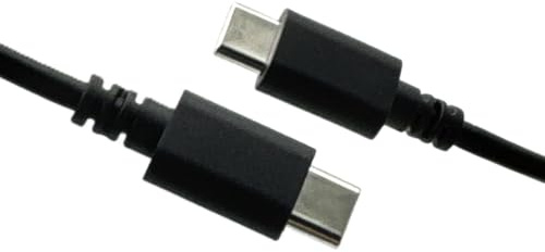 T-ProTek Schwarz USB-C auf USB-C Datenkabel Ladekabel für Xiaomi Mi 10 5G, 10 Pro Handy