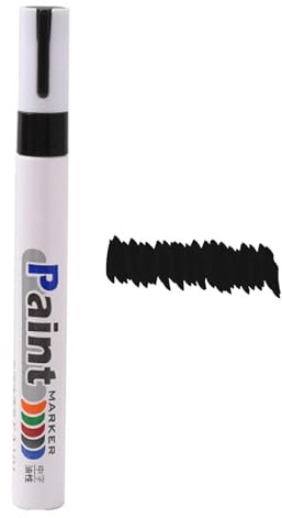 Yidueace Paint Pen Paint Marker - Waterproof Car Tyre Painting Pen Coloring Marker,Tire Lettering, Multifunctional For Glass, Rubber, Ceramic, Wood, Paper