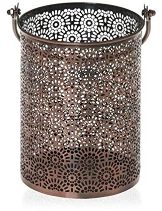 Yankee Candle Warm Rustic Kerzenhalter, Braun, 14.9