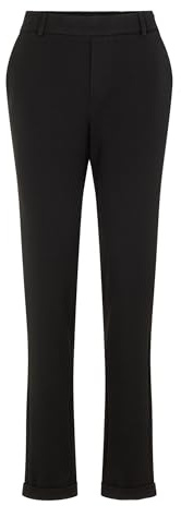 VERO MODA Pantalon de Costume élégant pour Femme Business Chic VMMAYA, Couleurs:Noir-2, Taille:XL / 32L, Longueur de Jambe:L32