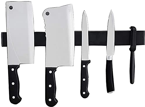 Magnetic Knife Holder, Wall Utensil Storage Rack Kitchen Accessories Organizer Bar Stainless Steel Knives Wall-Mounted Strip Designed for Knives, Utensils and Tools (40cm)