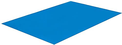 Bprtcra Marktyg för pool, simbassängmatta, golvskydd, rektangulärt marktäcke för pool, vikbar markpresenning för rampool, plaskdamm, 338 x 239 cm