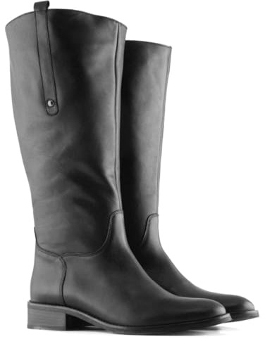 Jilsen Bottes Mollets Larges Mila | XL Tour de Mollet 52 | Noir | Talon 2 | Pointure 40 | Tige Large