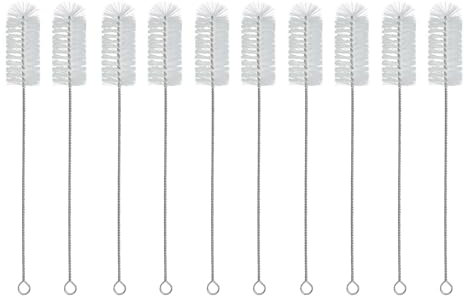 10 PCS Teapot Spout Brush Long Straw Cleaners Pipe Tube Brush Drinking Straw Cleaner Kit Test Tube Brushes for Cleaning Spout