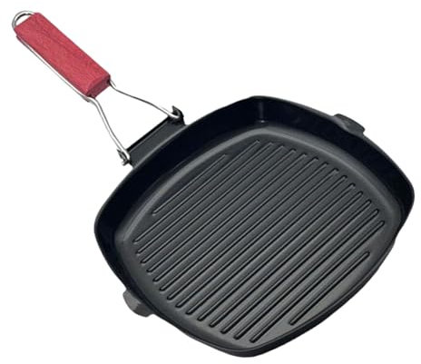 NVOQILIN Padella antiaderente grandi padelle da cucina per interni padelle per bistecca padelle da cucina adatte per bistecche e pancette padella facile da pulire