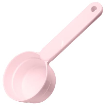 Pelle à nourriture pour animaux de compagnie, longue poignée ergonomique, cuillère à nourriture pour chien avec trou de suspension, tasses mesurer qualité pratique pour chien, chat, furet et lap