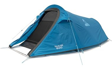 Vango Talas 300 Tunnel Tent [Amazon Exclusive] Easy To Pitch 3 Man Tent Waterproof for Adventure Camping, River Blue