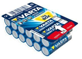 12X Varta 40884 Longlife Power LR6/AA (Mignon) (4906), 24 STK. Box - Alkali-Mangan Batterie (Alkaline), 1,5 V
