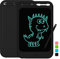 Richgv LCD Schreibtablett, 10 Zoll Board Lernspielzeug Elektronisches Zeichenbrett Handschrift und Doodle-Pad für Kinder und Erwachsene(Schwarz-A,10 Zoll)
