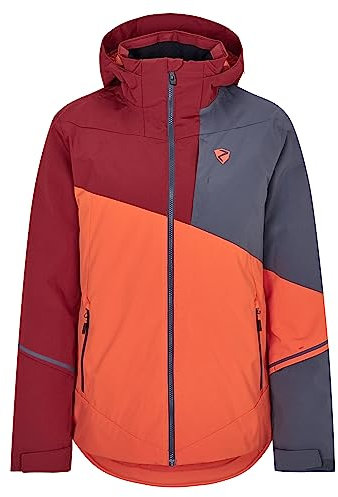 Ziener Herr TIMPA skidjacka/snowboardjacka | ventilerande, vattentät, bränd orange, 52