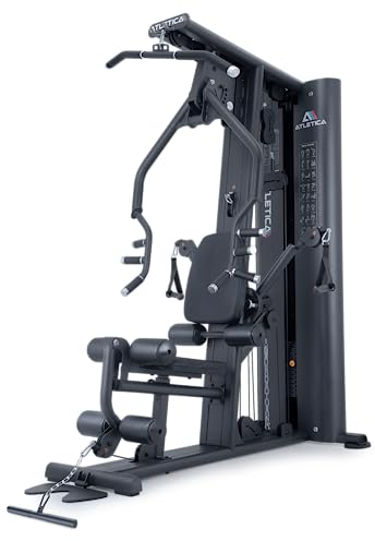 ATLETICA X-Tron | Multigym in Premiumqualität | 90 kg Steckgewicht | Kompakt, funktional und stabil | Ganzkörpertraining auf nur 1,6 m² | 268 kg schwer