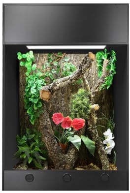 Lucky Reptile IsoTarrium Pro 'Black Edition', Terrarienmaße (B/T/H):80 x 50 x 120 cm