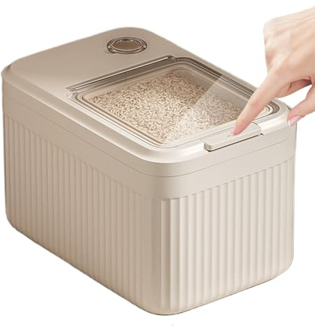 Generico Contenitore per Cibo per Cani, Contenitore Ermetico A Tenuta d'Aria per Alimenti, Distributore Di Snack Per Farina Di Soia Cereali Conigli Fienile Garage