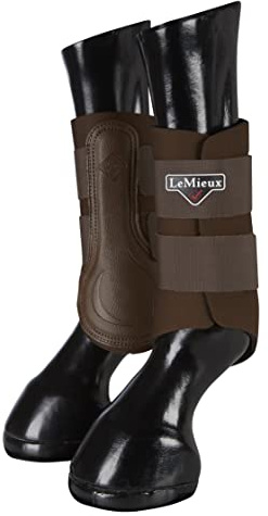 Lemieux Grafter Bottes de brossage pour Cheval – Équipement de Protection et équipement d'entraînement – Bottes d'équine, enveloppements et Accessoires (Marron/XL)