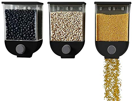 Mediawave Store - Dispensador contenedor para cereales 210245 de 1,5 kg. Ideal también para frutos secos, dispensador de maíz flakes, atributos para el desayuno accesorios para muebles de cocina