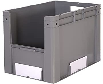 Provost Bac gerbable à ouverture frontale qualité alimentaire gris 81L - 60 x 40 x 42cm