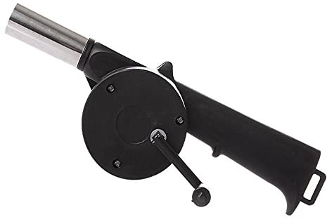 Ventilatore per barbecue da cucina all'aperto, ventilatore ad aria per barbecue a soffietto, manovella per picnic, campeggio, fornelli, accessori